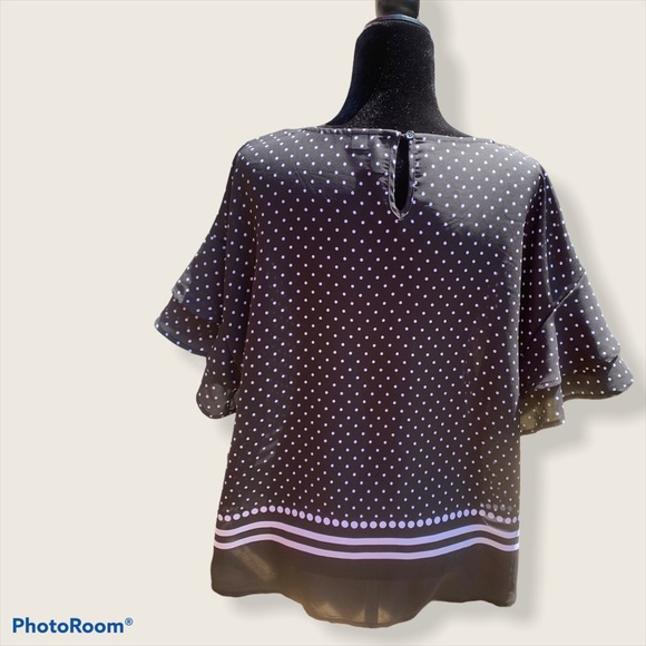 EUC Sheer Elle blouse - Picture 2 of 2